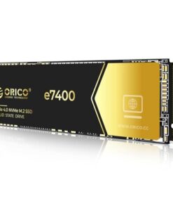ORICO 2TB NVMe SSD PCIe 4.0- Up to 7400MB/s, M.2 SSD 2280 PCIe 4.0X4 Internal Solid State Drive SSD, Fast Heat Dissipation, Compatible with macOS Windows for Gamers and Creators-e7400