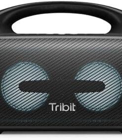 Tribit StormBox Blast Portable Speaker: 90W Loud Stereo Sound with XBass, IPX7 Waterproof Bluetooth Speaker with LED Light, Bluetooth 5.3&TWS, Custom EQ, 30H Playtime for Outdoor