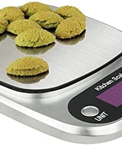 ZOCWJK Digital Scales Food,Kitchen Food Scales Jewelry Electronic Scale 10Kg/1G Stainless Steel Electronic Scale for Kitchen Baking Jewelry Scale High Precision Jewelry Bal(