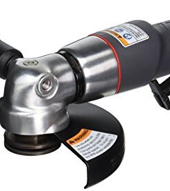 Ingersoll Rand 345MAX Air Angle Grinder/Cut-off Tool, 5" Wheel, 12,000 RPM, 0.88 HP, 5/8"-11 Thread, Rear Exhaust