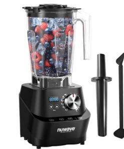 Nuwave Infinity Commercial Blender, Heavy-Duty Smoothie Blender w/ 2.5HP Copper Motor & Laser-Cut Blades, Last 100 Years, Quick Ice Crushing, 64oz Tritan Jar, NSF Certified, 10 Speeds, Self-Cleaning