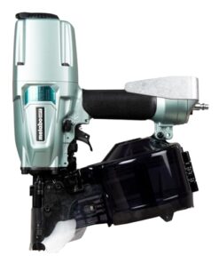 Metabo HPT Coil Siding/Framing Nailer Pro Preferred Brand of Pneumatic Nailers 15 Degree Magazine Accepts 1-3/4-Inch to 3-Inch Nails Ideal for Light Framing Siding & Sheathing NV75A5