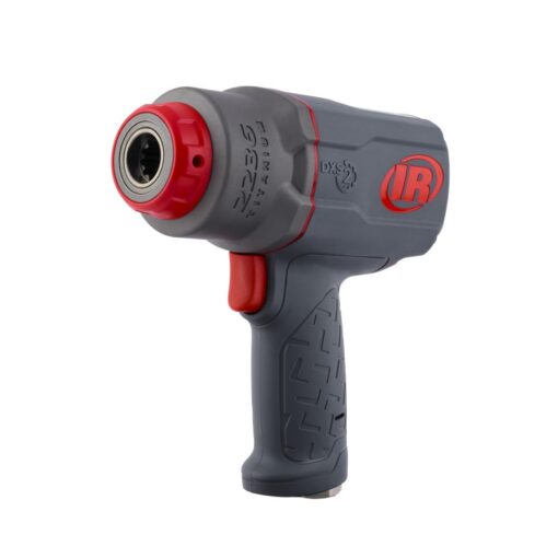 Ingersoll Rand 2236QTIMAX-2 DXS2 1/2" Air Impact Wrench, 2" Extended Anvil, Quiet, 1500 ft-lb Torque, Titanium Hammercase, Friction Ring Retainer, Pistol, Interchangeable Anvil, Multi-functional Tool - Image 62