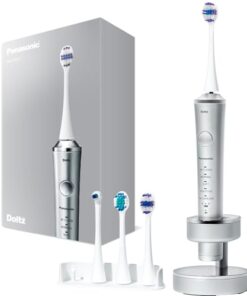 Panasonic EW-DP57 Sonic Vibration Toothbrush Doltz Electric Toothbrush 100-240V Japan Import 2023 Model (Silver)