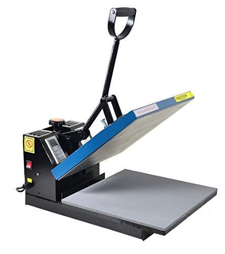 Fancierstudio Digital Heat Press 15 x 15 Sublimation Rhinestone Heat T-Shirt Machine15x15 B/BLK