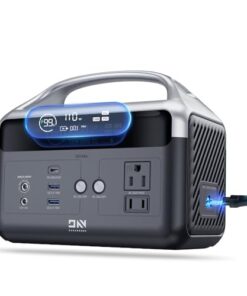 DaranEner Portable Power Station 56000mAh, 179.2Wh LiFePO4 Battery Backup w/ 2 300W (Peak 600W) AC Outlets, 1.5hrs Fast Charging, Power Bank for Hurricane Emergency/Outdoor Camping/RVs/Home Use