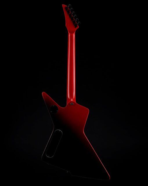 WestCreek Revenge Solid Body Electric Guitar, Heavy Metal Guitar, Right Handed, Heavy Metal Pickups, Rounded End Jumbo Frets, Bone nut, Rosewood Fretboard, Mahogany Body（Gradient Red） - Image 8