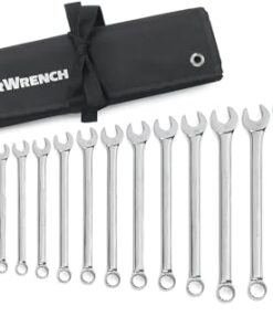 GEARWRENCH 22 Pc. 12 Pt. Combination Wrench Set, Long Pattern, Metric - 81916