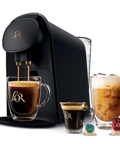 L'OR Barista System Coffee and Espresso Machine Combo by Philips, Matte Black