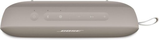 Bose New SoundLink Flex Portable Bluetooth Speaker (2nd Gen), Outdoor Speaker with Hi-Fi Audio, Up to 12 Hours Battery, Waterproof and Dustproof, with Slinger Hard Travel Case & USB Plug (Sandstone) - Image 6