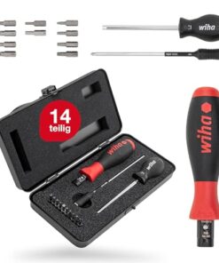 Wiha 2852S10 TorqueVario-S Torque Screwdriver Set 13 Piece