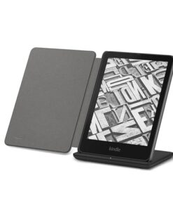 Kindle Paperwhite Signature Edition Essentials Bundle including All-new Kindle Paperwhite Signature Edition (32GB) - Black, Fabric Cover - Black, and Wireless Charging Dock