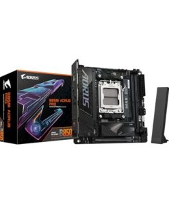 GIGABYTE B850I AORUS PRO AMD AM5 LGA 1718 Motherboard, Mini-ITX, DDR5, 2X M.2, PCIe 5.0, USB-C, WIFI7, 2.5GbE LAN, EZ-Latch, 5-Year Warranty
