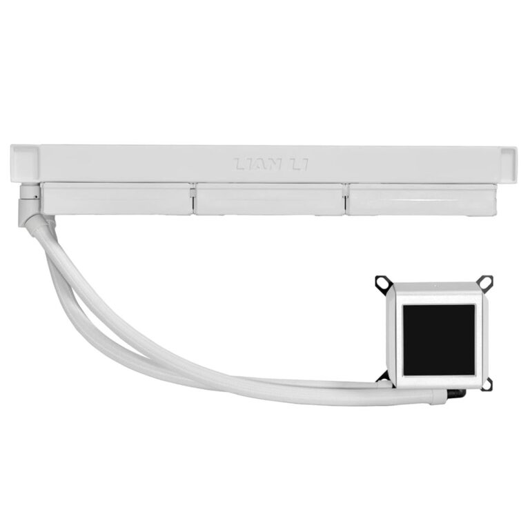 Lian-Li Galahad II LCD CPU Liquid Cooler - White, 360mm, ARGB Fan - Image 6