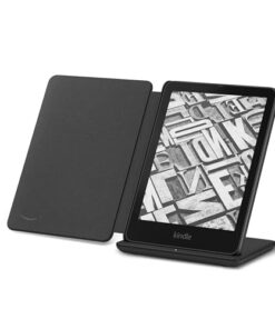 Kindle Paperwhite Signature Edition Essentials Bundle including All-new Kindle Paperwhite Signature Edition (32GB) - Black, Premium Leather Cover - Walnut, and Wireless Charging Dock