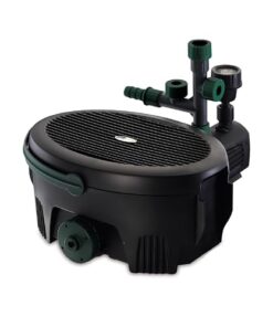 Pennington Aquagarden, Inpond 5 in 1 Pond & Water Pump, Filter, UV Clarifier, LED Spotlight and Fountain, All in One solution for a Clean, Clear, and Beautiful pond, for Ponds up to 600 Gallons
