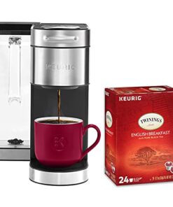 Keurig K-Supreme Plus Single Serve Coffee Maker with Twinings of London English Breakfast Tea K-Cup Pods, 24 Count