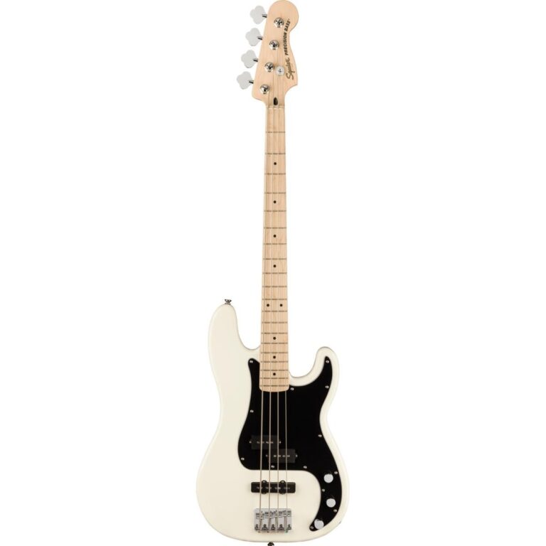 Fender Squier Affinity Series Precision Bass, Olympic White, Maple Fingerboard - Image 6