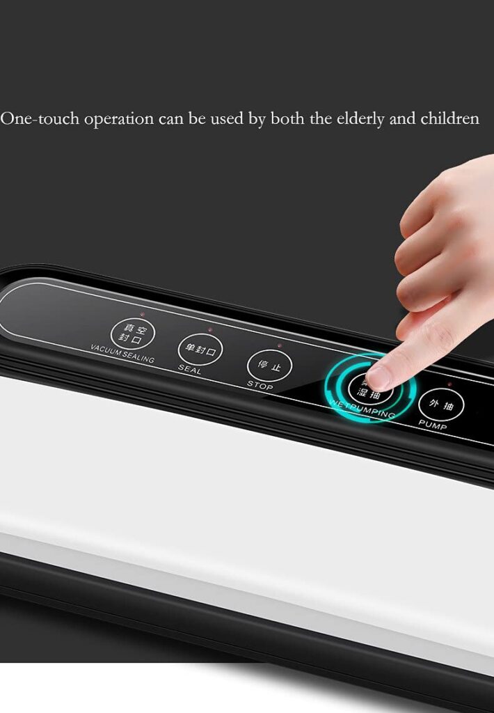 Portable Kitchen Preservation, Multi-functional Food Vacuum Sealer, Automatic Food Sealer Or Wet And Dry Dual-use, 10 Food Bags, 39x13.5x6cm - Image 3