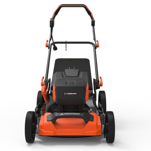 Yard Force 19-inch Electric Lawn Mower YF1518-3N1, 19-inch Metal Decking, 1-3 inch 7 Positions Central Cutting Height, 12" Rear Wheel, 14 Gal Grass Bag - Image 13