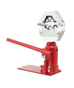 6.5-20mm Manual Hydraulic Hose Crimper Bottle Jack Hose Crimper Benchtop Agricultural 7T Hydraulic Hose Press Machine 6 Teeth High Pressure Sprayer Hose Diesel Hose Pressing Hydraulic Clamping Tools