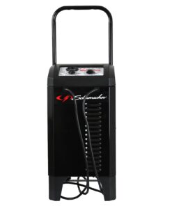 Schumacher Electric Manual Battery Charger & Engine Starter – 6V/12V 250A Heavy-Duty Battery Charger with 50A Boost Mode, Color-Coded Clamps, 6-Foot Output Cables & Rugged Design SC1445
