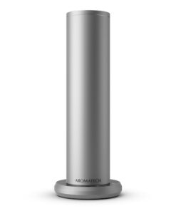 AromaTech New AroMini BT Plus Scent Diffuser w/Bluetooth – Cold-Air Diffusion Scent Machine for Home, Office, Hotel, Spa – Nebulizing Diffusion System for Essential Oil Blends (Silver)