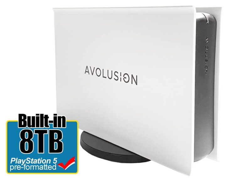 Avolusion PRO-5X Series 8TB USB 3.0 External Gaming Hard Drive for PS5 Game Console (White) - 2 Year Warranty - Image 8