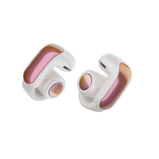 Bose Ultra Open Bluetooth Earbuds, True Wireless Earbuds with OpenAudio for Awareness, Clip On Design for Comfort, Immersive Audio, Up to 48 Hrs of Playtime, Sunset Iridescent - Limited Edition Color