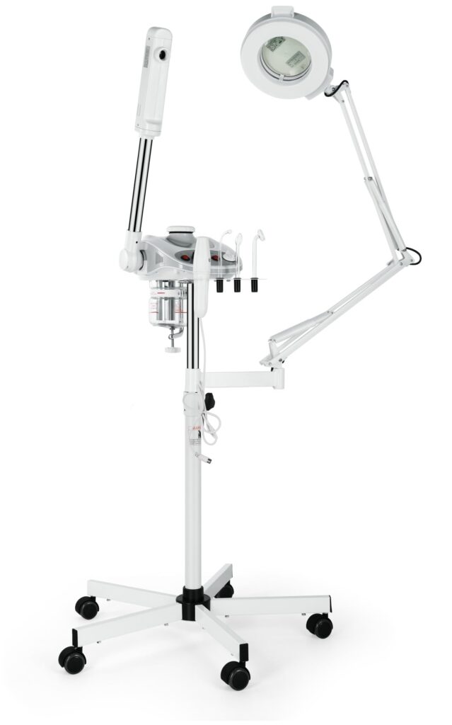 Salonsunny 3 in 1 Professional Facial Steamer & Magnifying LED Lamp & High Frequency Esthetician Spa Equipment - Image 9