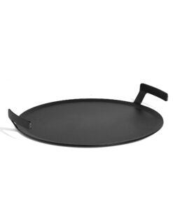 Made In Cookware - Seasoned 17" Round Carbon Steel Griddle - (Like Cast Iron, but Better) - Professional Cookware - Crafted in Sweden - Induction Compatible