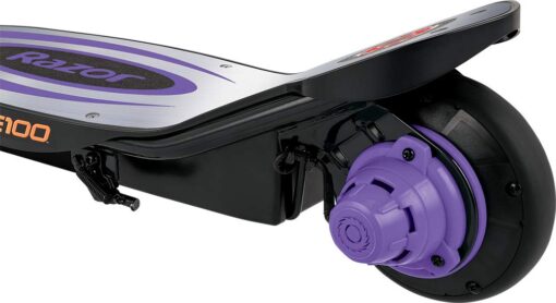 Razor Power Core E100 Electric Scooter - Aluminum Deck - Purple - FFP - Image 6