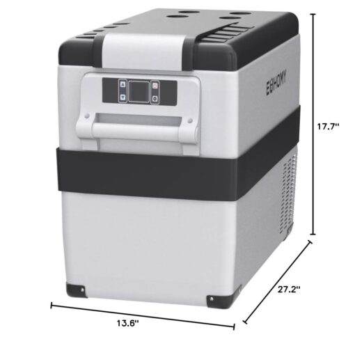 EUHOMY 12 Volt Refrigerator, 48QT(45L) Electric Cooler, 12V Fridge APP Control, 12V Cooler -4℉~68℉, Portable Freezer 12/24V DC 110-240V AC for Camping, Travel, Truck, Home - Image 2