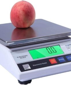 ZOCWJK Digital Scales Food,Kitchen Food Scales Digital Kitchen Weighing Electronic Scales 10kg/1g LCD Backlit for Food Factory Cake House Pharmacy (Onecolor-6kg/0.1g