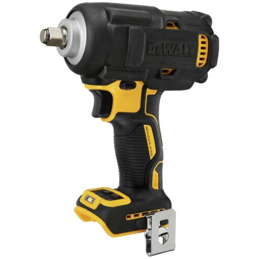 DEWALT 20V MAX Cordless Impact Wrench, 1/2' Hog Ring, Includes LED Work Light and Belt Clip, Bare Tool Only (DCF891B) - Image 7