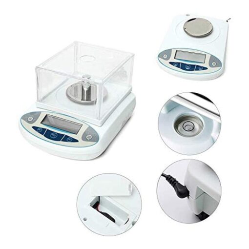 Precision Jewelry Scale Laboratory Precision Weighing Electronic Scale high Precision Scientific Laboratory Digital Analysis Electronic Balance 3000g*0.01g(1000g*0.01g)