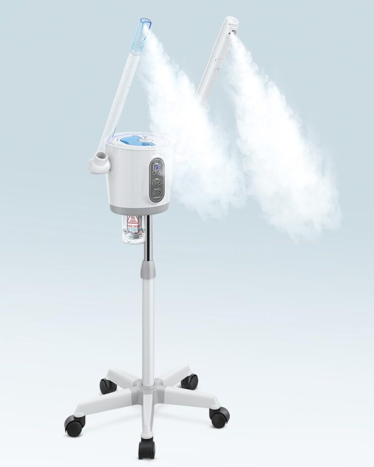 Kingsteam 2 in 1 Hot and Cold Facial Steamer, 30 Min Timer, Ionic Facial Steamer for Home, Esthetician, Professional Nano Water Mist with Large Water Volume for Beauty Salons - Ozone Facial Sprayer