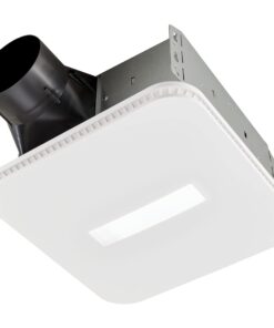 Broan-NuTone, 110 CFM AER110CCTK CleanCover Bath, 1.0 Sone, with Selectable CCT LED Light, ENERGY STARBath Fan, White