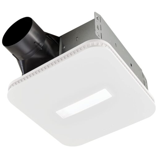 Broan-NuTone, 110 CFM AER110CCTK CleanCover Bath, 1.0 Sone, with Selectable CCT LED Light, ENERGY STARBath Fan, White