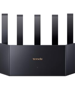 Tenda BE5100 Wi-Fi 7 Router – Dual Band Gigabit for Wireless Internet, 1x2.5G + 3x1G Ports, VPN, MLO, NFC, Easy Setup, Parental Control, Access Point Mode, Vertical WiFi (RE6L Pro)