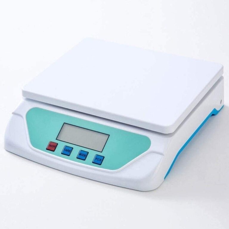 ZOCWJK Electronic Scales 15kg/0.5g High-Precision Kitchen Food Scales Weighing Scales ABS Counting Scale LCD HD Display Scales(One Color-15kg/0.5g