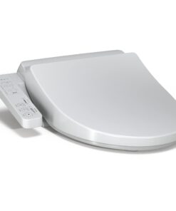 TOTO WASHLET A2 Electronic Bidet Toilet Seat with Heated Seat and SoftClose Lid, Elongated, Cotton White - SW3004#01