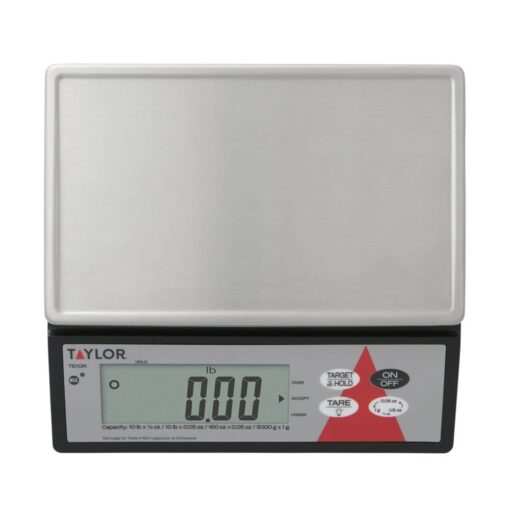 Taylor Precision TE10R Digital 10 Lb. Portion Scale with S/S Platform