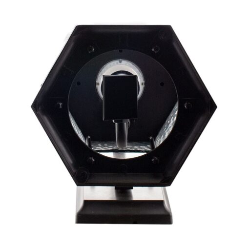 Euri Lighting EFL-130W-MD Flickering Flame Lantern, Water Glass, with Integrated Security Light (3000K), Photocell and Motion-Sensor (Dusk-to-Dawn), Oil Rubbed Bronze Housing (Pack of 2) - Image 4
