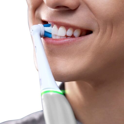 Oral-B iO Ultimate Clean Rechargeable Battery Powered Toothbrush 2-Set Incl. 2 Handles, 2 Chargers, 4 Brush Heads, 2 Travel Cases & Bluetooth (Black + White) - Image 4