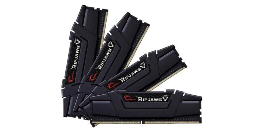 64GB G.Skill DDR4 PC4-28800 3600MHz Ripjaws V for Intel CL16 (16-19-19-39) Quad Channel kit (4x16GB) - Image 3