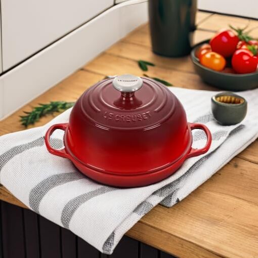 Le Creuset Enameled Cast Iron Bread Oven, Cerise - Image 4