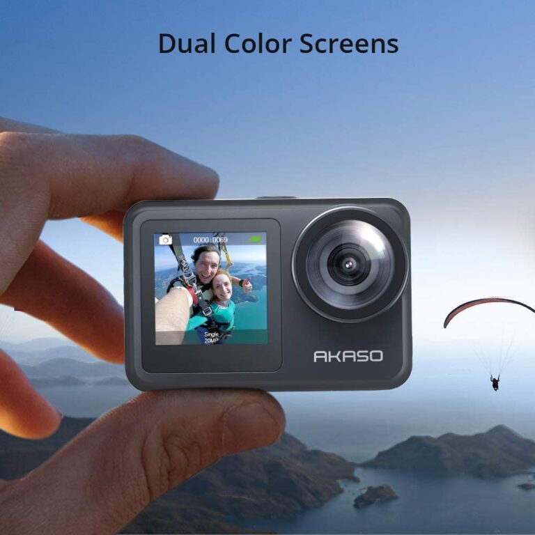 AKASO Brave 7 LE 4K30fps Action Camera with 64GB MicroSDXC U3 Memory Card Accessories Kit Bundle Ultra HD 131FT Waterproof Camera EIS 2.0 WiFi Remote Control Zoom Underwater Camera - Image 8