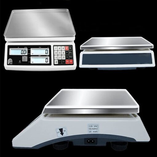JAJKAFCL 30kg/1g Digital Precision Accurate Electronic Scale Laboratory LCD Display Balance Weighting and Counting Scale Scientific/Industrial/Gold Scales Balance(5kg/0.1g) - Image 3