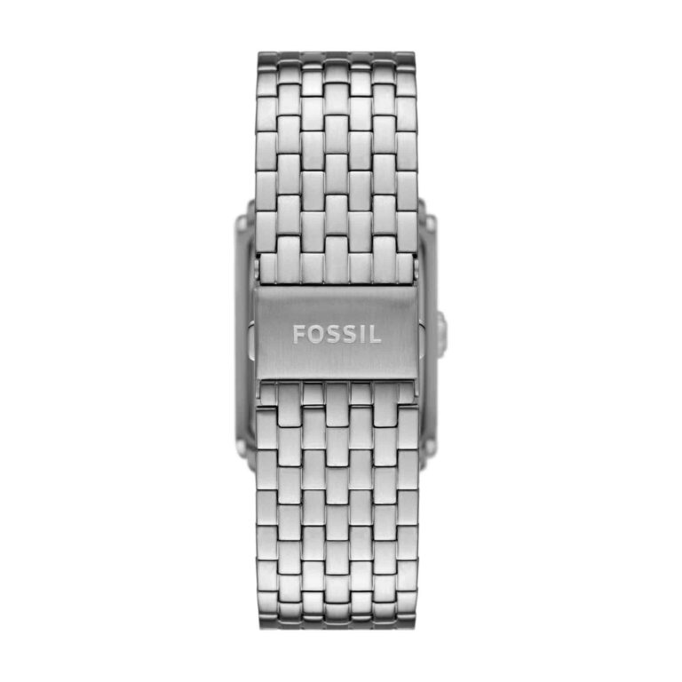 Fossil Men's Carraway Quartz Stainless Steel Three-Hand Watch, Color: Silver (Model: FS6008) - Image 7